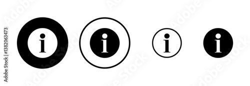 Information sign icon logo design. about us sign and symbol. question mark icon