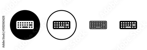 Keyboard icon logo design. keyboard sign and symbol