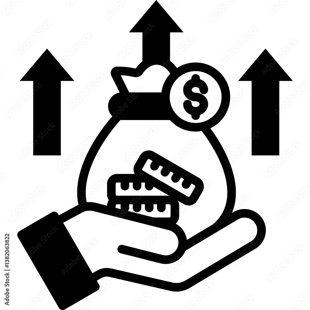 Revenue Stream Icon Revenue Stream Icon
