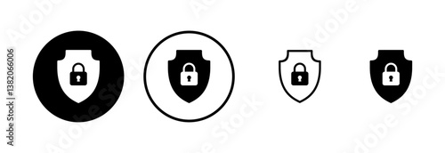 Security icon logo design. protection icon. privacy. vpn