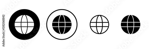Web icon vector illustration. go to web sign and symbol. web click icon. Global search icon
