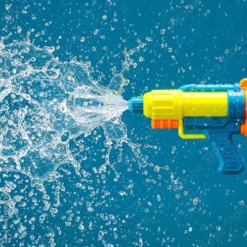 Songkran water gun, water splash, Songkran festival, 