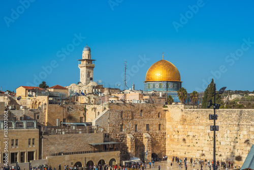 The Western Wall and Dome of the Rock, Jerusalem, Israel