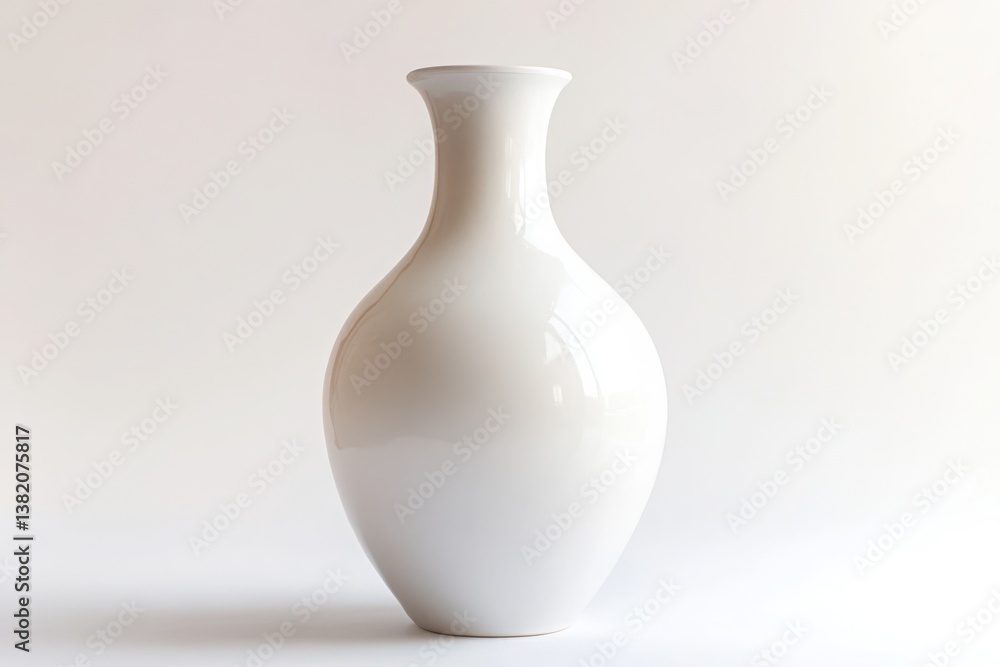 Vase isolated on white background for home decor and floral arrangements Vase isolated on white background for home decor and floral arrangements