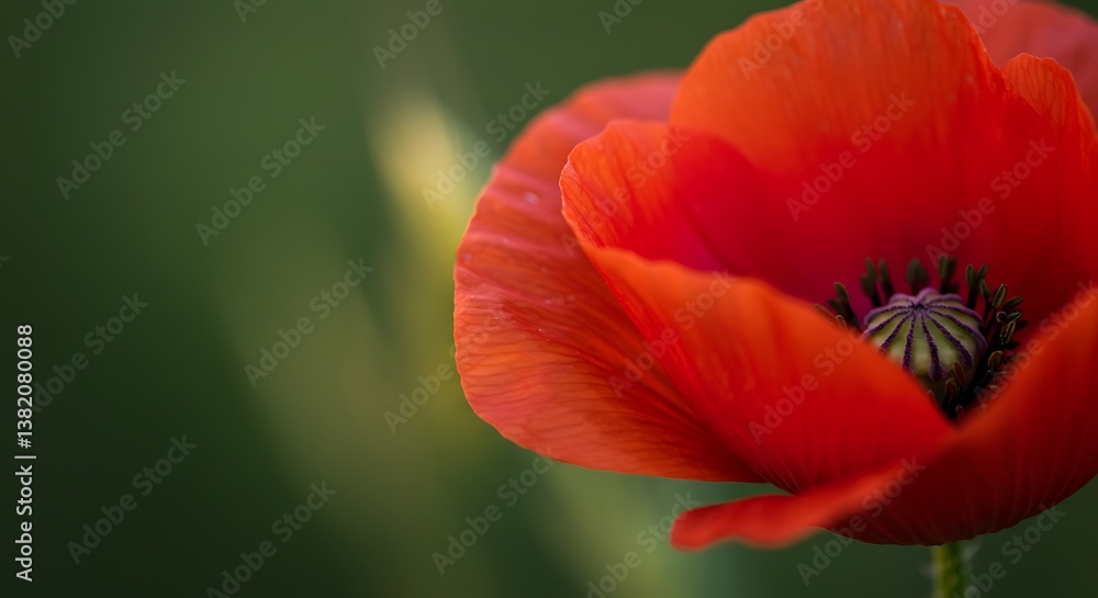 Fototapeta premium Crimson Embrace AI Generated