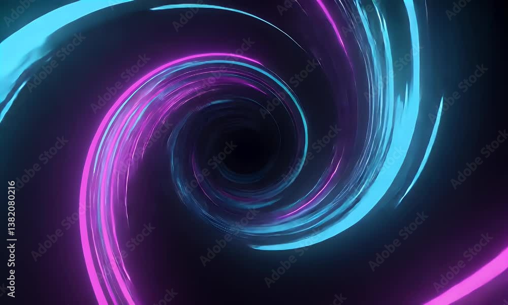 Abstract swirling neon lines Abstract swirling neon lines