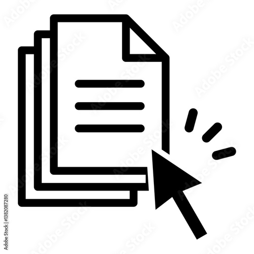 書類とマウスカーソル