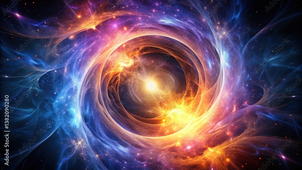 Ethereal glow emitted by a swirling mass of ionized gas in a darkened chamber ,glowing plasma Ethereal glow emitted by a swirling mass of ionized gas in a darkened chamber ,glowing plasma