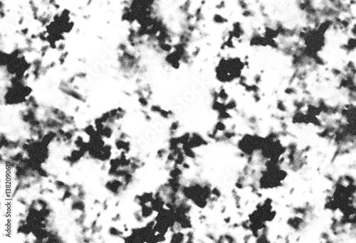 Abstract grunge black and white distressed texture background, Isolated on white background.