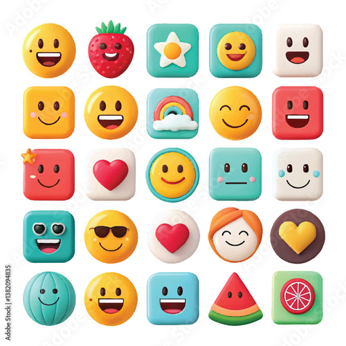 world emoji day vactor art ikon packs
