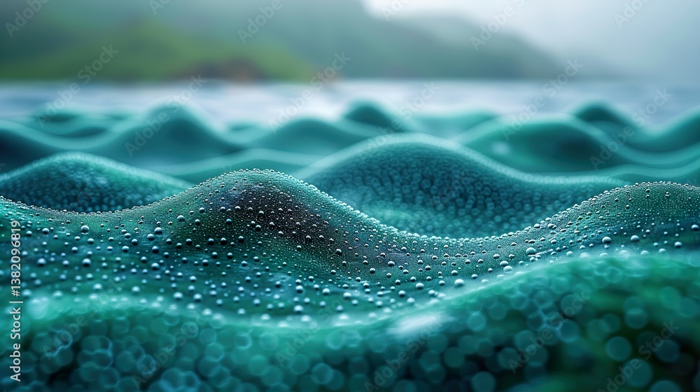 A mesmerizing green abstract wave background, pulsating with futuristic energy A mesmerizing green abstract wave background, pulsating with futuristic energy