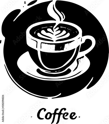 cup of coffee with heart