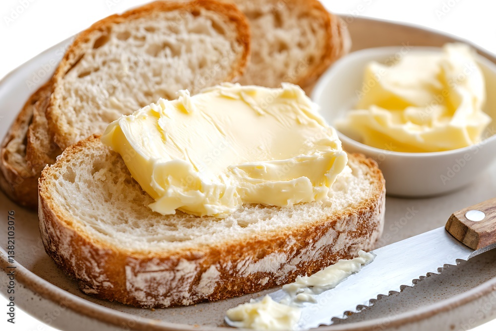 Simple Breakfast – Bread, Butter, and a Classic Butter Knife Simple Breakfast – Bread, Butter, and a Classic Butter Knife