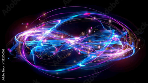 Futuristic city powered by quantum computing and smart infrastructure