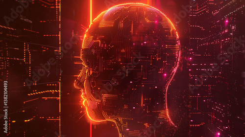 Futuristic brain-machine interface powered by quantum computing