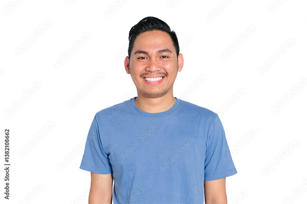 Smiling young Asian man standing confidently in casual outfit, friendly expression, isolated on transparent background Smiling young Asian man standing confidently in casual outfit, friendly expression, isolated on transparent background