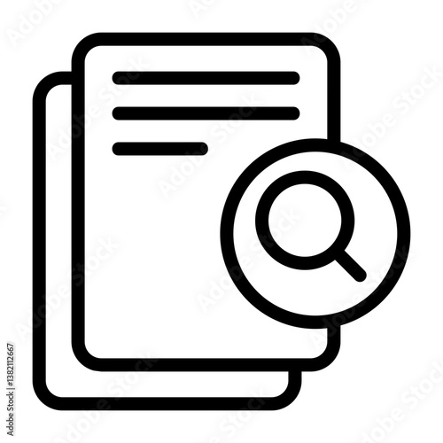 Search Document Outline Icon