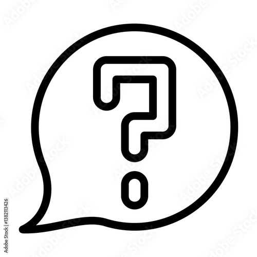 Question Mark Outline Icon