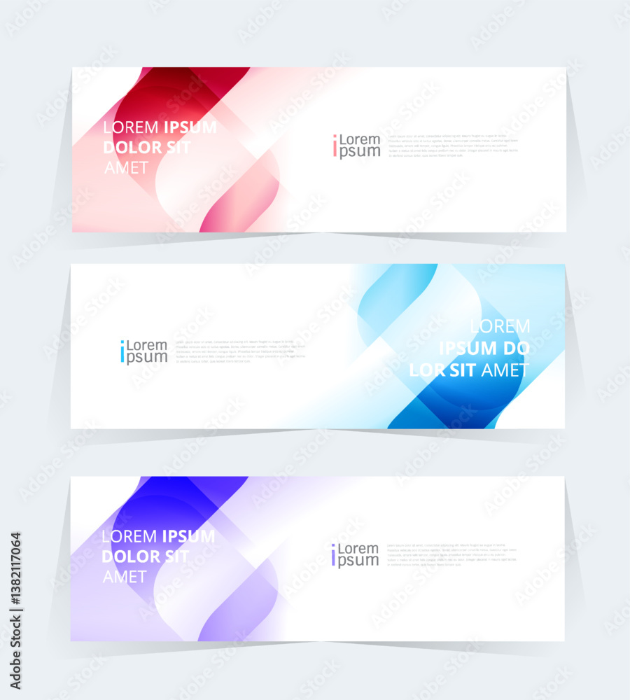 Fototapeta premium Geometric banner design with Vector presentation template.