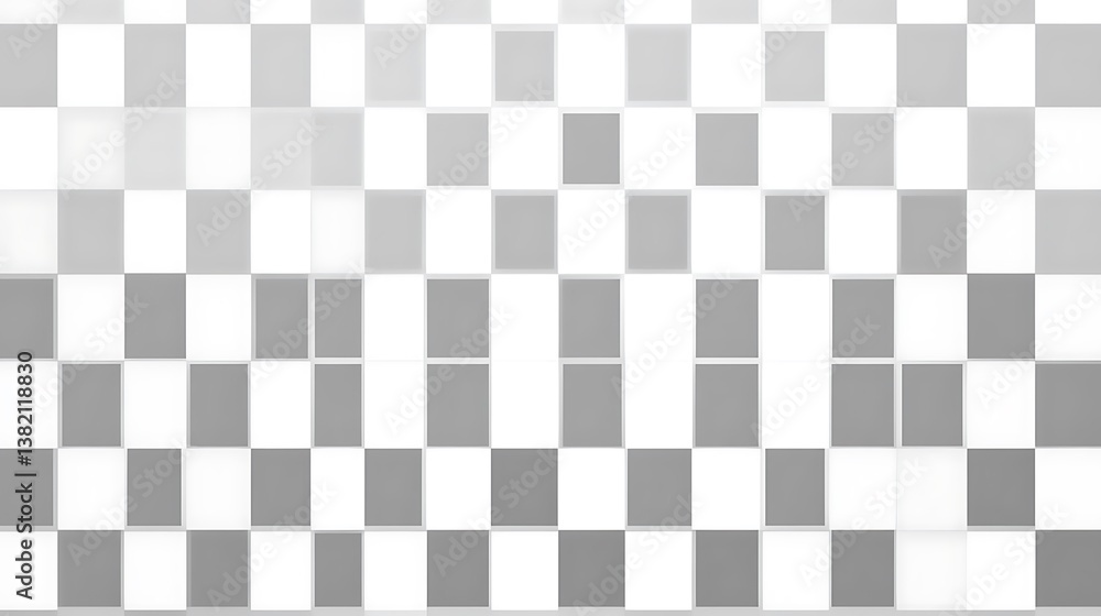 Fototapeta premium Abstract Gray and White Square Pattern Background