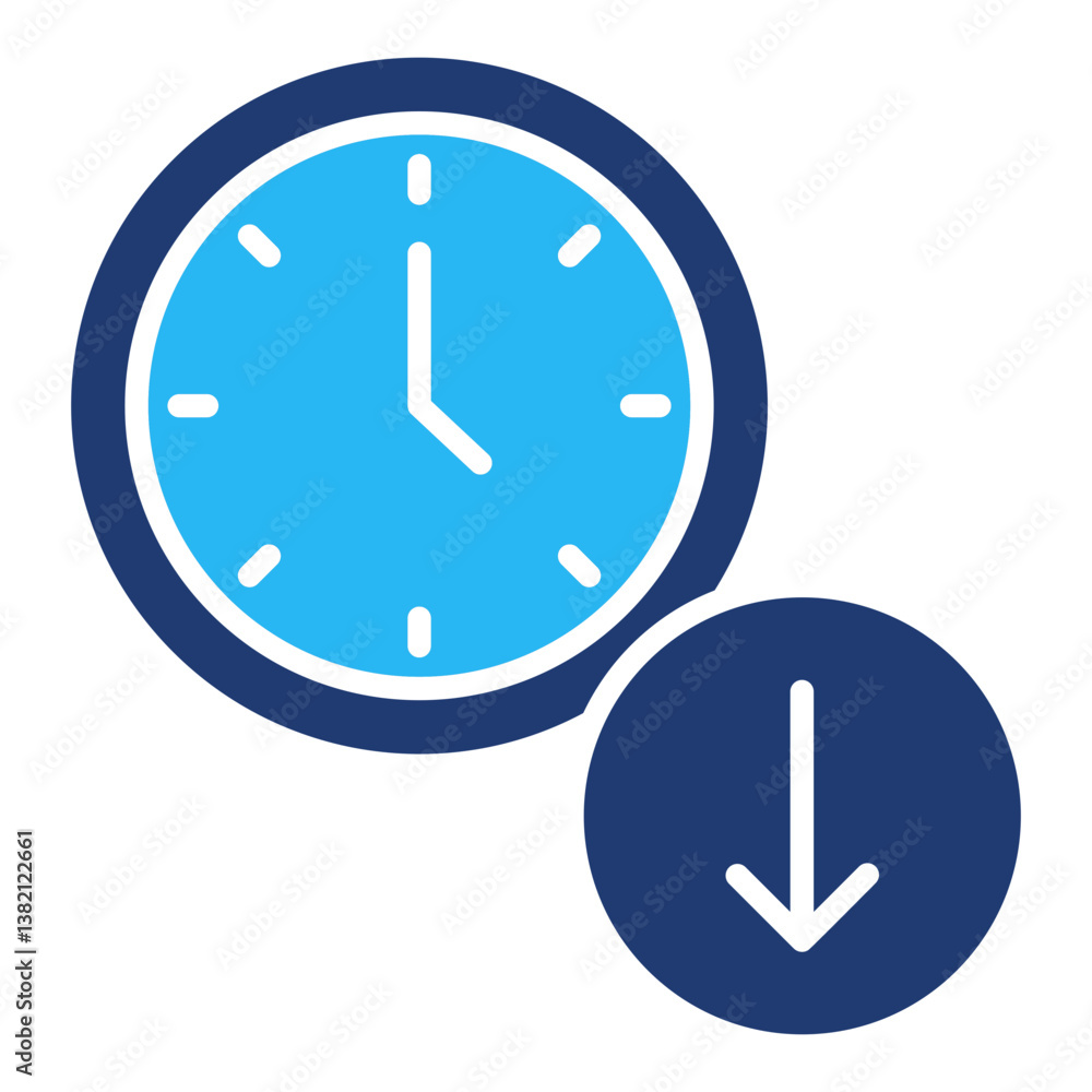 Cycle Time Reduction Icon Element For Design Cycle Time Reduction Icon Element For Design