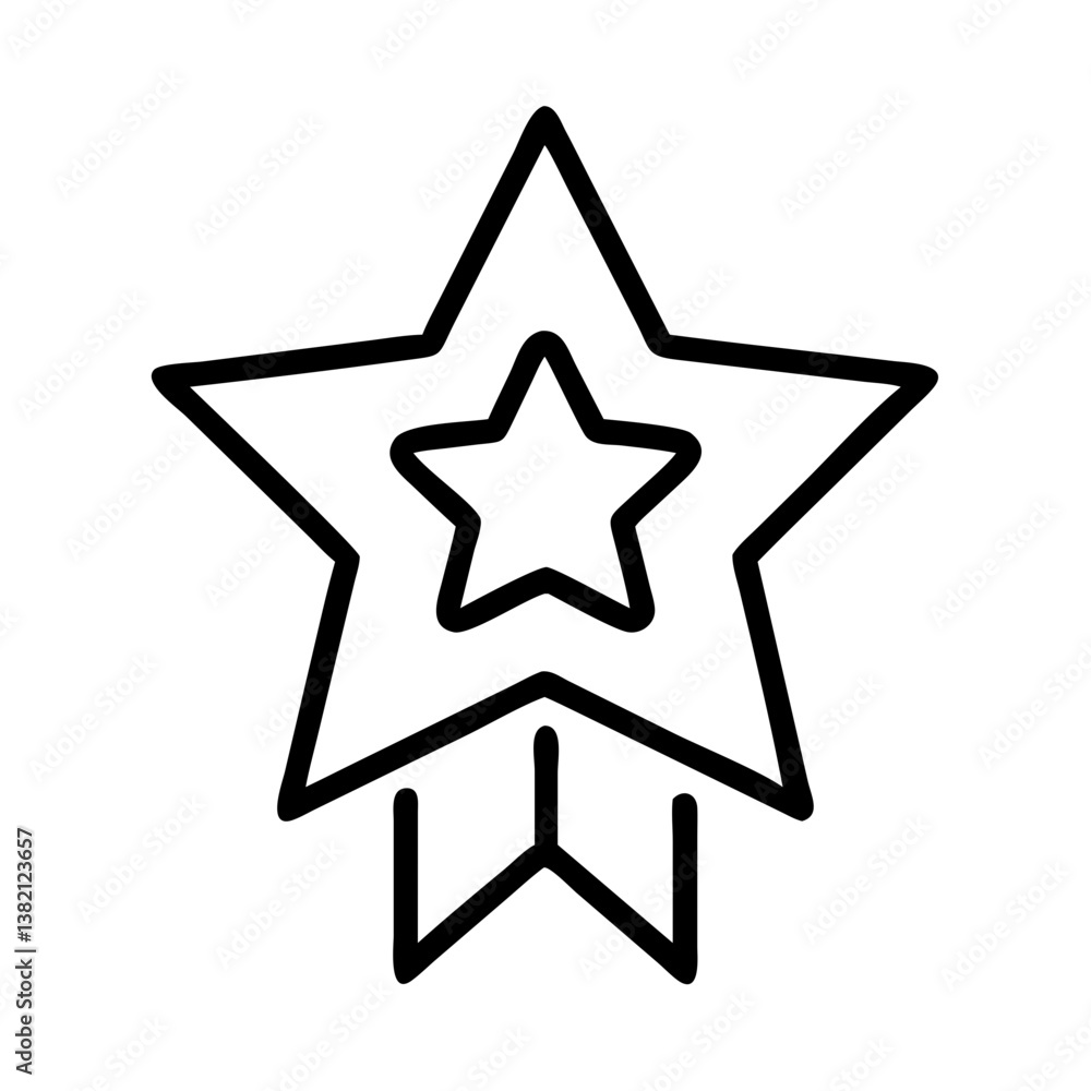 Star award achievement icon vector graphic symbol sign element outline shape best quality design success Star award achievement icon vector graphic symbol sign element outline shape best quality design success