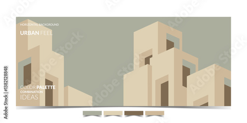 BACKGROUND 542 WITH MODERN ABSTRACT BUILDING FOR BRAND IDENTITY, PRESENTATION AND A LOT OF DESIGN NEEDS