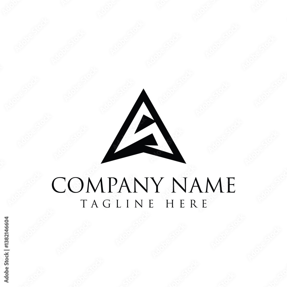 The logo of the letter S forming a triangle. The logo of the letter S forming a triangle.