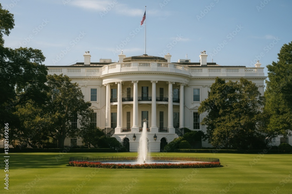 Naklejka premium Iconic American political landmark