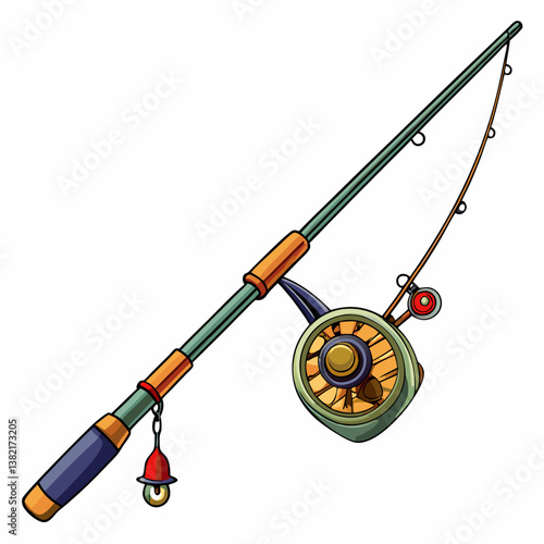 fishing rod and reel