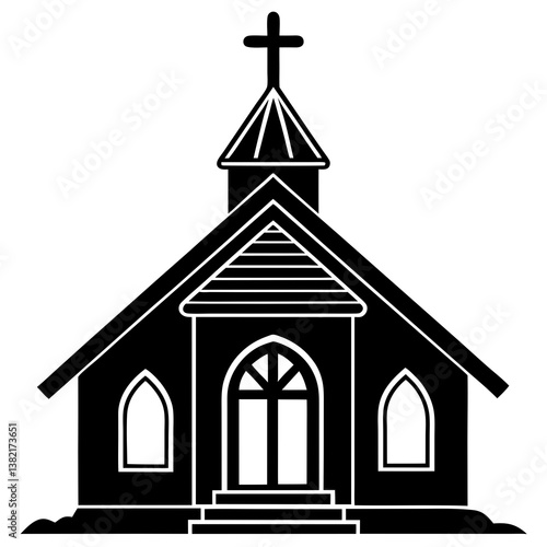 church icon vector