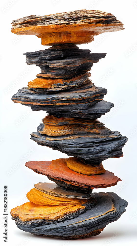 Balanced Stone Stack Abstract Image