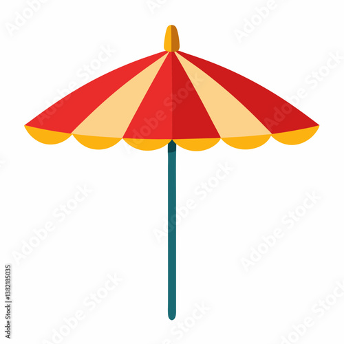 colorful beach umbrella