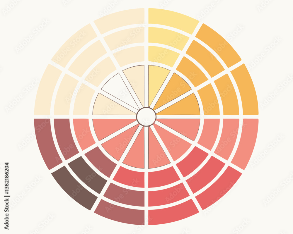 Obraz premium color palate