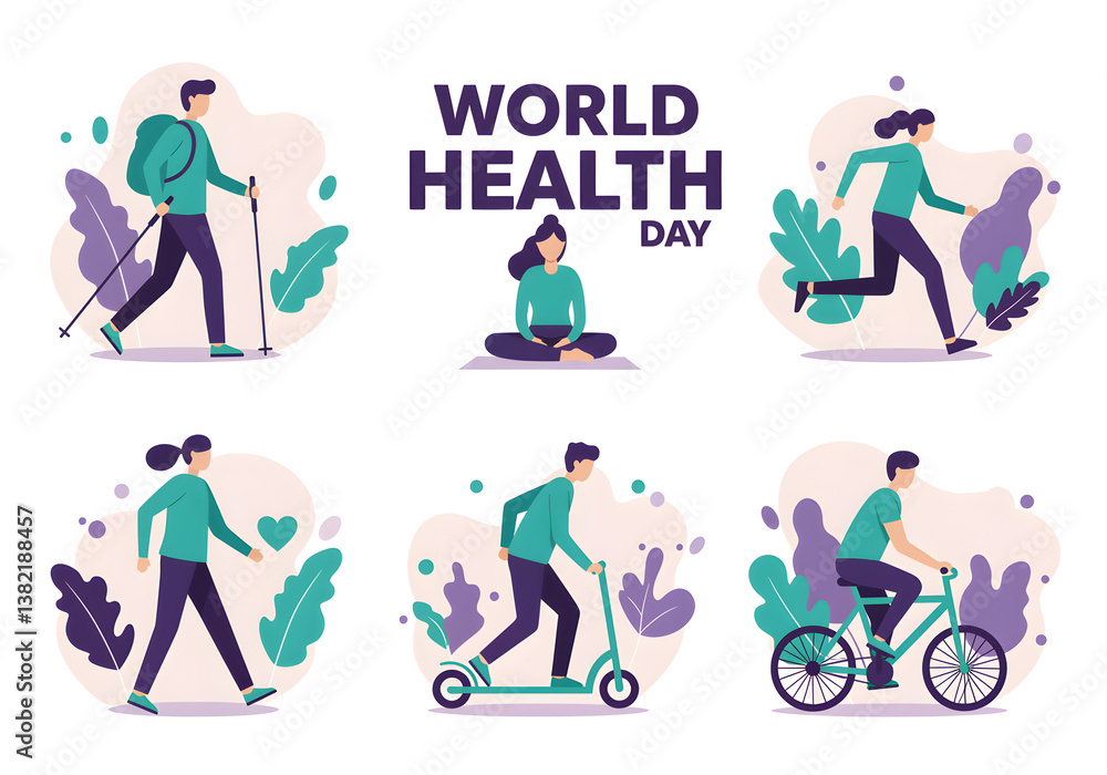 Obraz premium Celebrate World Health Day 69