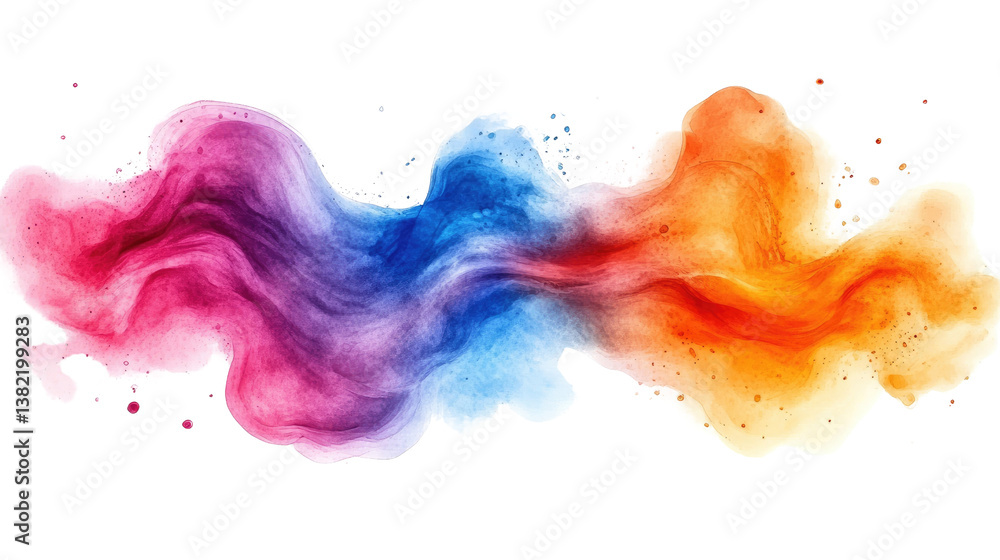 Abstract Color Wave: Captivating a dynamic flow of vivid colors forming an abstract wave. With a gradient, it evokes emotions and visual interest. Abstract Color Wave: Captivating a dynamic flow of vivid colors forming an abstract wave. With a gradient, it evokes emotions and visual interest.