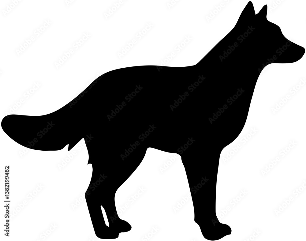 black silhouette of a dog black silhouette of a dog
