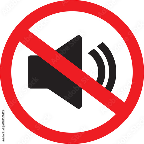 no sound no music signboard