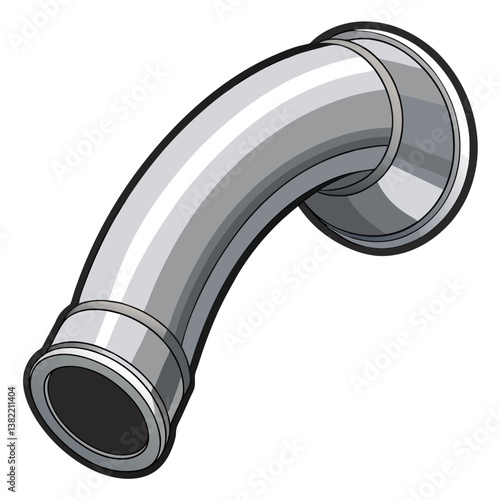 Close-up of a matte light gray PVC plastic pipe, showcasing its texture and smooth surface.