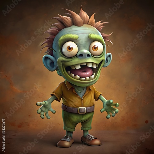 Funny Cartoon Zombie