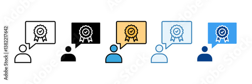 Brand Recognition Icon Set Multiple Style Collection