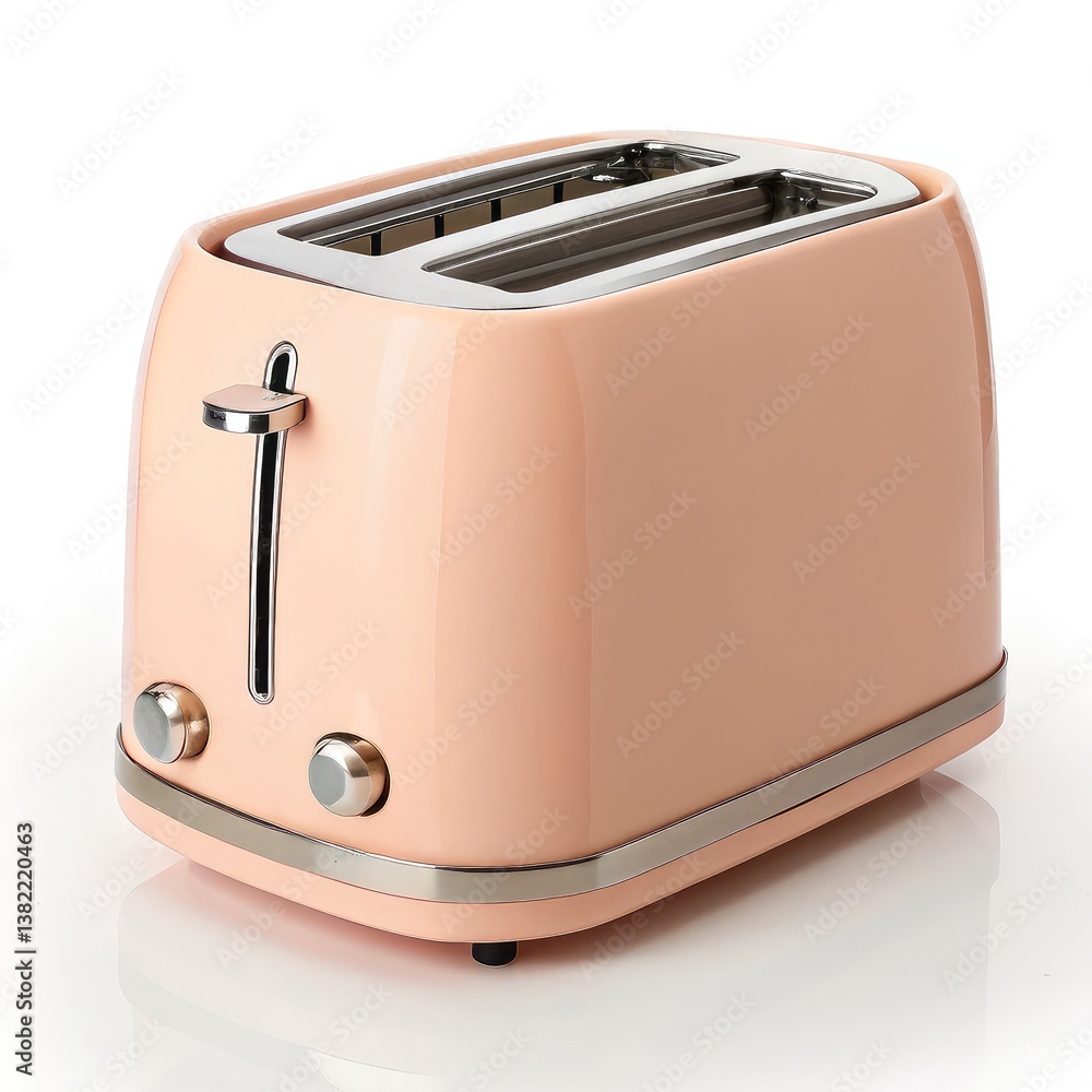 Stylish pink toaster with a sleek design, perfect for a modern kitchen setting. Ideal for toasting bread and pastries, featuring multiple browning settings. Stylish pink toaster with a sleek design, perfect for a modern kitchen setting. Ideal for toasting bread and pastries, featuring multiple browning settings.