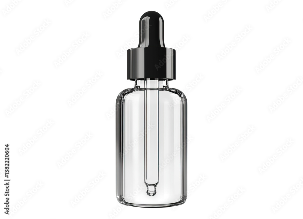 Fototapeta premium clear dropper bottle