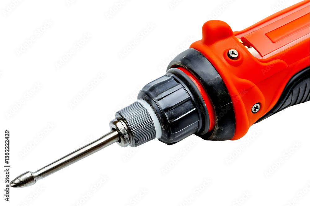 Precision Micro-Soldering Tool: Close-up Detail of Ergonomic Handle and Fine Tip Precision Micro-Soldering Tool: Close-up Detail of Ergonomic Handle and Fine Tip