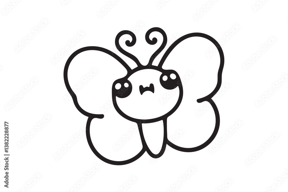 Butterfly flying icon on white background (2) Butterfly flying icon on white background (2)