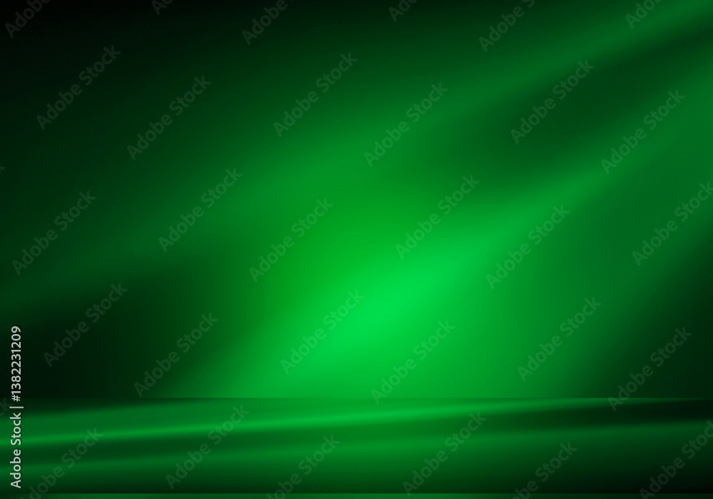 Wall interior background, studio and backdrops show products. with leaf shadow from window color green and white. background for text insertion and presentation of product