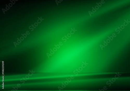 Obraz na płótnie Wall interior background, studio and backdrops show products. with leaf shadow from window color green and white. background for text insertion and presentation of product
w salonie
