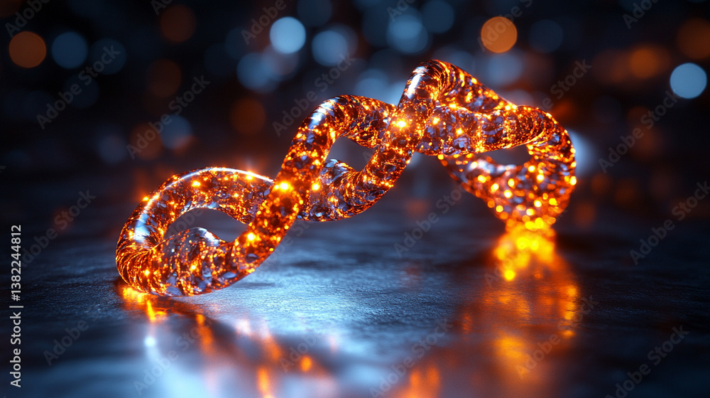 A 3D model of an illuminated DNA double helix on a gradient isolated background, symbolizing modern biotechnology, genetic research, and scientific innovation A 3D model of an illuminated DNA double helix on a gradient isolated background, symbolizing modern biotechnology, genetic research, and scientific innovation