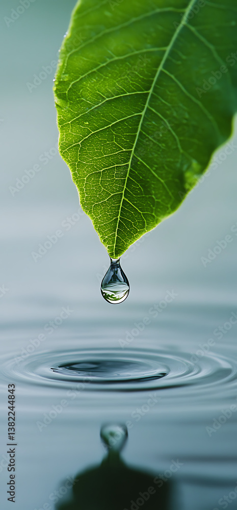 water drop on leaf water drop on leaf