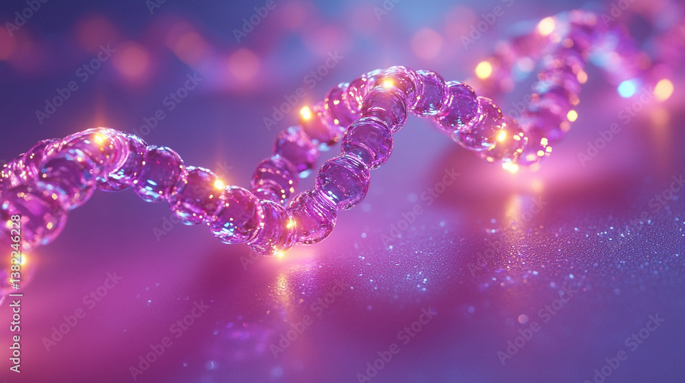 A 3D model of an illuminated DNA double helix on a gradient isolated background, symbolizing modern biotechnology, genetic research, and scientific innovation A 3D model of an illuminated DNA double helix on a gradient isolated background, symbolizing modern biotechnology, genetic research, and scientific innovation